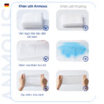 Khăn ướt cao cấp Anmous Squalane dưỡng ẩm sâu - Dày mềm vượt trội, hỗ trợ chăm sóc da khô (10 tờ)