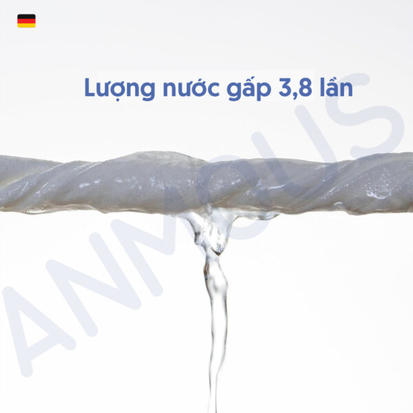 Khăn ướt cao cấp Anmous Squalane dưỡng ẩm sâu - Dày mềm vượt trội, hỗ trợ chăm sóc da khô (10 tờ)