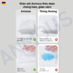 Khăn ướt Anmous thảo dược chống hăm, giảm viêm, dịu da - Vệ sinh hàng ngày, da nhạy cảm (80 tờ)