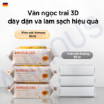 Khăn ướt Anmous thảo dược chống hăm, giảm viêm, dịu da - Vệ sinh hàng ngày, da nhạy cảm (80 tờ)