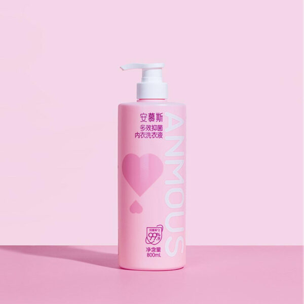 Nước giặt đồ lót Anmous 800ml - Enzyme kháng khuẩn, dịu nhẹ, tẩy vết ố, bảo vệ da tay