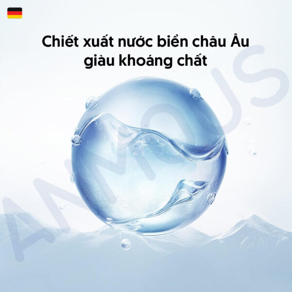 Khăn ướt Anmous nước biển Châu Âu tươi mát, khử mùi nhẹ - Vệ sinh tay, miệng, mông cho bé (8 tờ)