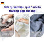 Nước giặt Anmous trẻ em Enzyme hoạt tính, khử mùi hôi sữa, sạch sâu, ít bọt - Làm sạch an toàn (1,2kg + 1,3kg)