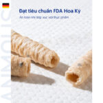 Khăn khô cao cấp Anmous Pro vân ngọc trai, dày mềm mịn, cho da nhạy cảm và trẻ nhỏ (20 tờ)