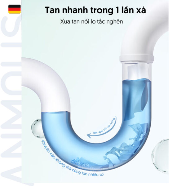 Giấy vệ sinh ướt Anmous tự tan dạng rút treo tường - Bổ sung lợi khuẩn, kháng khuẩn an toàn cho vùng kín và da nhạy cảm (80 tờ)