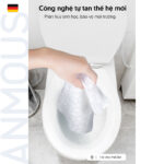 Giấy vệ sinh ướt Anmous tự tan dạng rút treo tường - Bổ sung lợi khuẩn, kháng khuẩn an toàn cho vùng kín và da nhạy cảm (80 tờ)