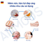 Khăn khô Anmous đa năng kháng khuẩn, bền dai, không xơ - An toàn cho cả gia đình (80 tờ)