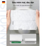 Giấy vệ sinh ướt Anmous tự tan dạng rút treo tường - Bổ sung lợi khuẩn, kháng khuẩn an toàn cho vùng kín và da nhạy cảm (80 tờ)
