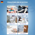 Khăn ướt khử trùng Anmous cồn 75% vệ sinh, diệt khuẩn, mềm mại thân thiện với da (50 tờ)