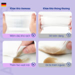 Khăn khô Anmous đa năng kháng khuẩn, bền dai, không xơ - An toàn cho cả gia đình (80 tờ)