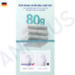 Khăn khô cao cấp Anmous dạng rút treo tường 100% Viscose siêu mềm mịn – Dày hơn, mềm mịn hơn cho da nhạy cảm và trẻ nhỏ (160 tờ)