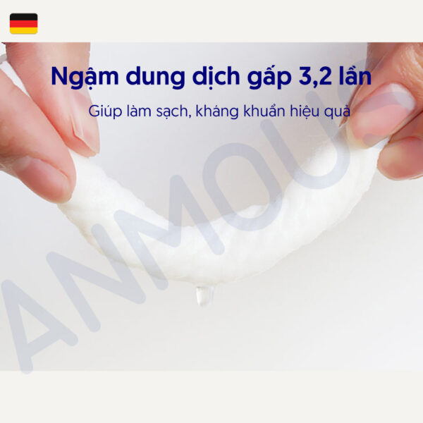 Khăn ướt khử trùng Anmous cồn 75% vệ sinh, diệt khuẩn, mềm mại thân thiện với da (10 tờ)