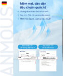 Khăn khô cao cấp Anmous Pro dạng rút treo tường, vân ngọc trai, dày mềm mịn, cho da nhạy cảm và trẻ nhỏ (120 tờ)