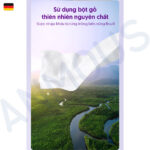 Khăn giấy Anmous tinh chất HA giữ ẩm bảo vệ da - An toàn cho trẻ nhỏ, người viêm mũi dị ứng (40 tờ)