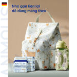 Khăn khô cao cấp Anmous Pro vân ngọc trai, dày mềm mịn, cho da nhạy cảm và trẻ nhỏ (80 tờ)
