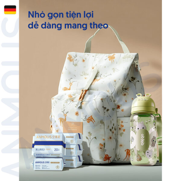 Khăn khô cao cấp Anmous Pro vân ngọc trai, dày mềm mịn, cho da nhạy cảm và trẻ nhỏ (80 tờ)