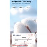 Khăn khô Anmous 100% cotton Tân Cương - Dịu nhẹ, tinh khiết cho làn da nhạy cảm và trẻ nhỏ (80 tờ)