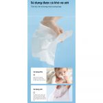 Khăn khô Anmous 100% cotton Tân Cương - Dịu nhẹ, tinh khiết cho làn da nhạy cảm và trẻ nhỏ (80 tờ)