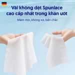 Khăn ướt khử trùng Anmous cồn 75% vệ sinh, diệt khuẩn, mềm mại thân thiện với da (Hộp 36 tờ lẻ)