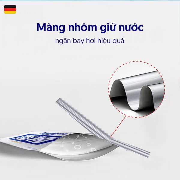 Khăn ướt khử trùng Anmous cồn 75% vệ sinh, diệt khuẩn, mềm mại thân thiện với da (Hộp 36 tờ lẻ)