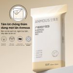 Tấm lót chống thấm dùng 1 lần Anmous - Siêu thấm hút, mềm mại, an toàn cho trẻ nhỏ, tiện lợi cho người lớn, mẹ sau sinh (10 miếng)